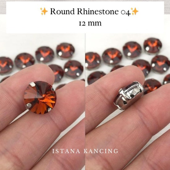 Round Crystal Claw Setting 12mm