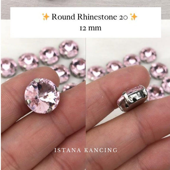 Round Crystal Claw Setting 12mm