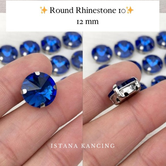 Round 12mm |  Sapphire 10