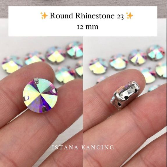 Round Crystal Claw Setting 12mm