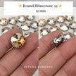 Round Crystal Claw Setting 12mm