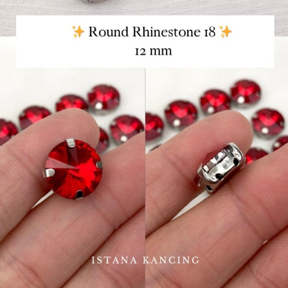Round Crystal Claw Setting 12mm