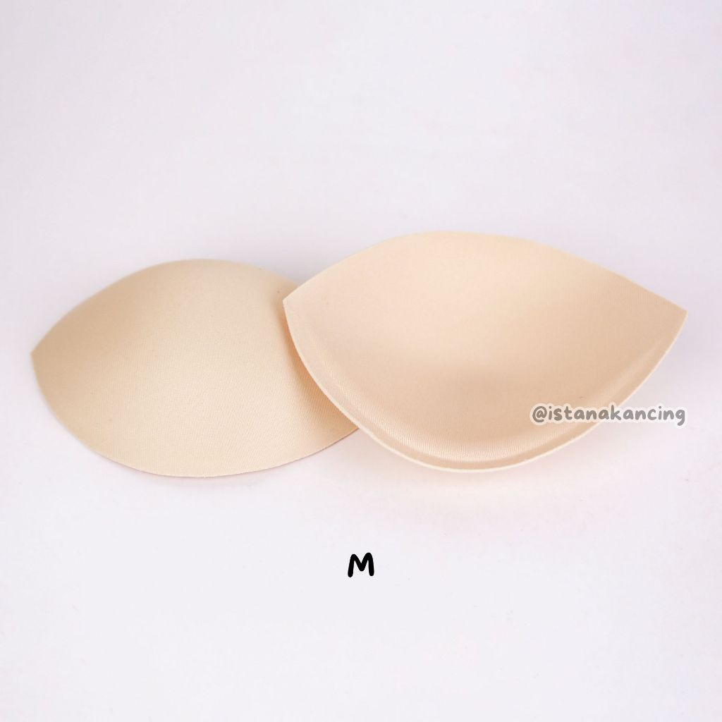 Sepasang Cup Bra Sexy Bra | Busa BH | Bentuk Bulat | Spon Bra | Istana Kancing