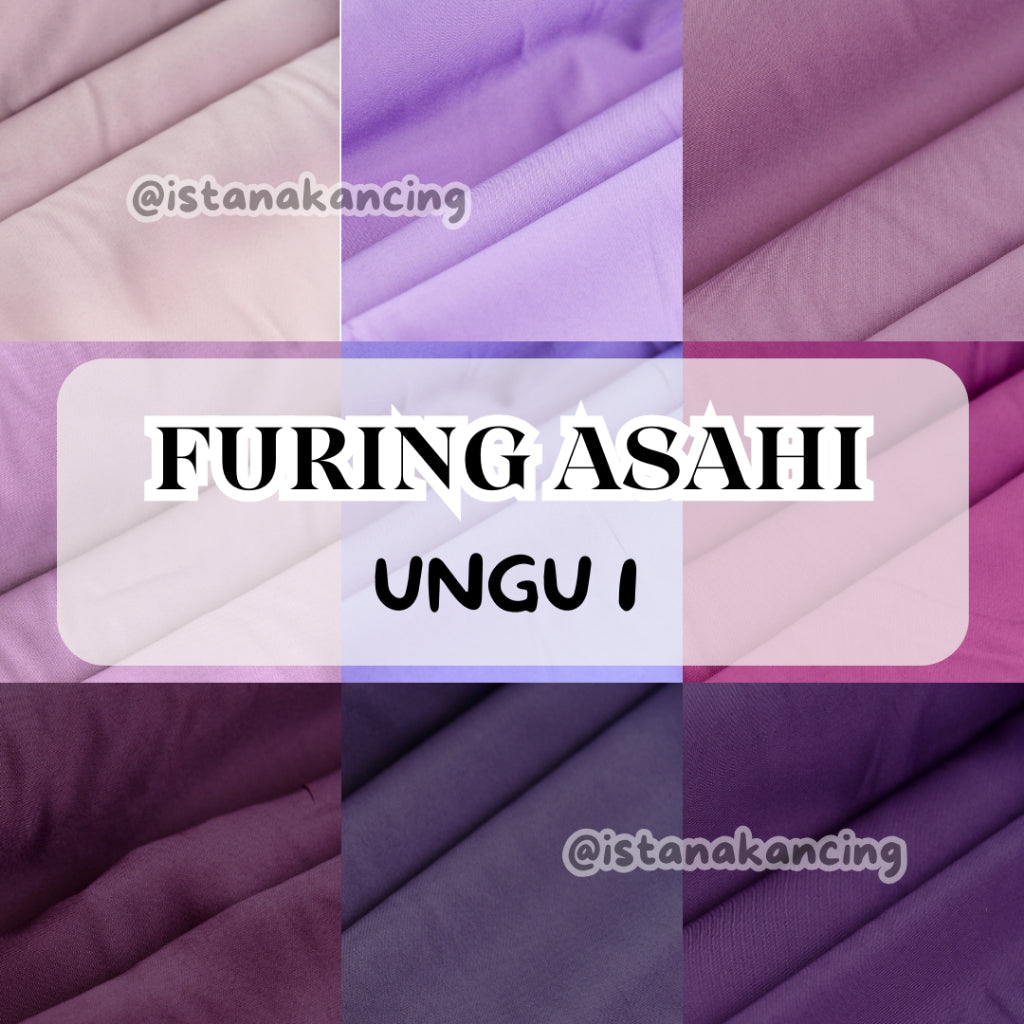 Furing APL Asahi Lebar 115cm | Kain Furing Purple Series