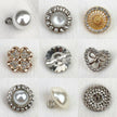 Ellie Rhinestone Button