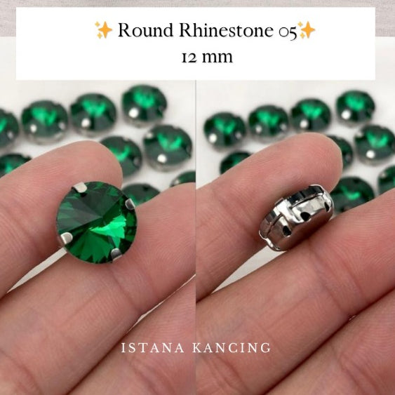 Round Crystal Claw Setting 12mm