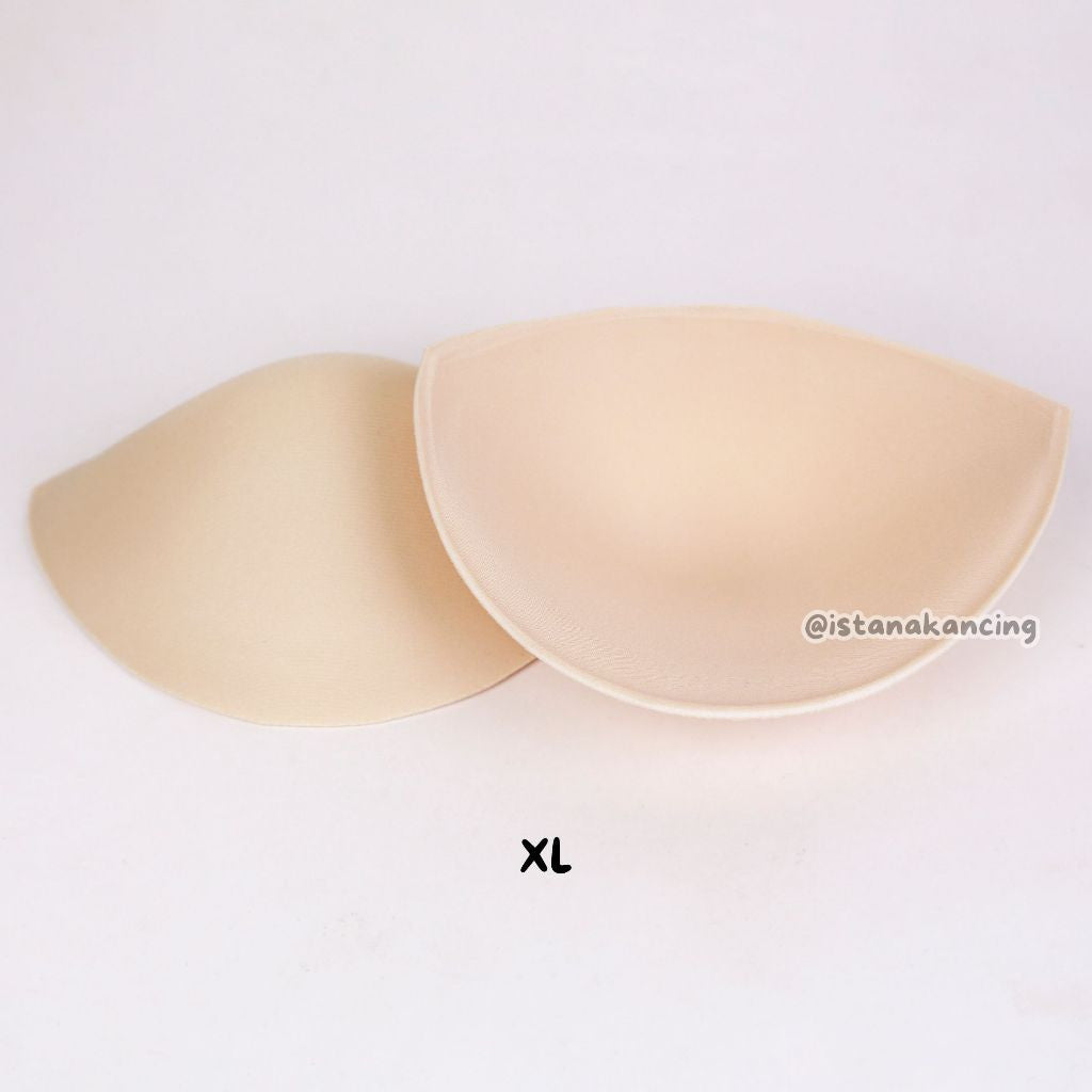 Sepasang Cup Bra Sexy Bra | Busa BH | Bentuk Bulat | Spon Bra | Istana Kancing