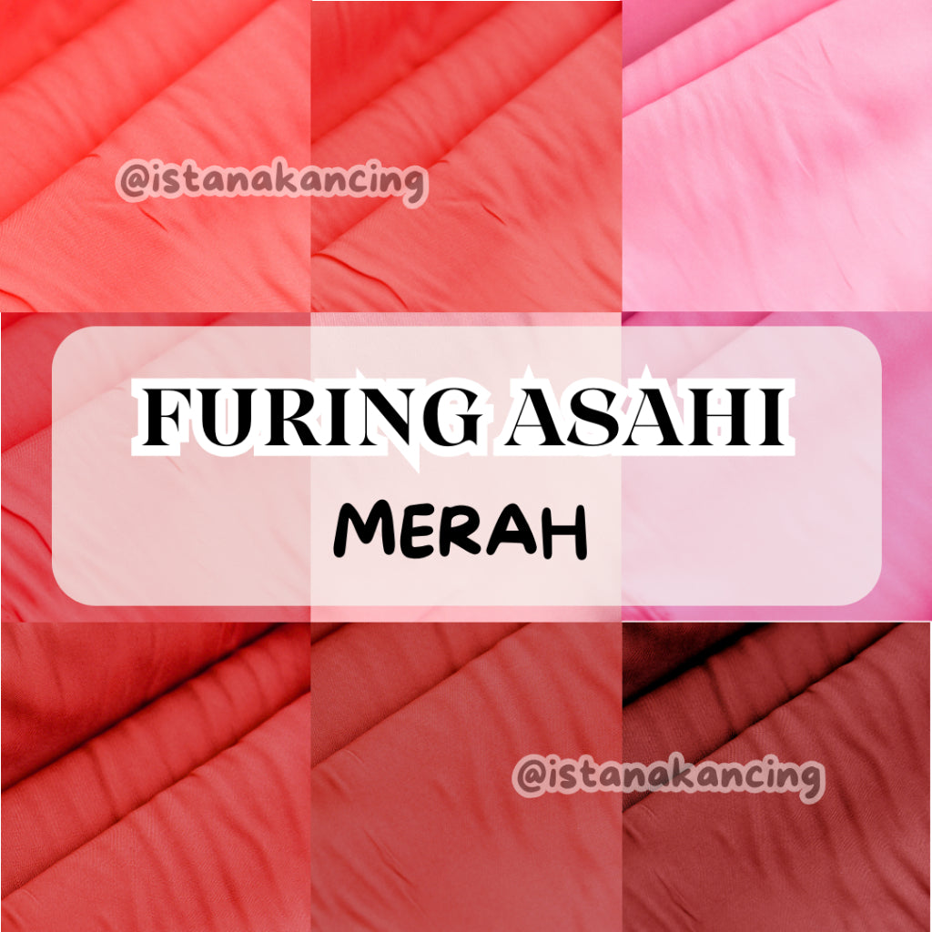 Furing APL Asahi Lebar 115cm | Kain Furing Red Series
