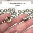 Round Crystal Claw Setting 12mm