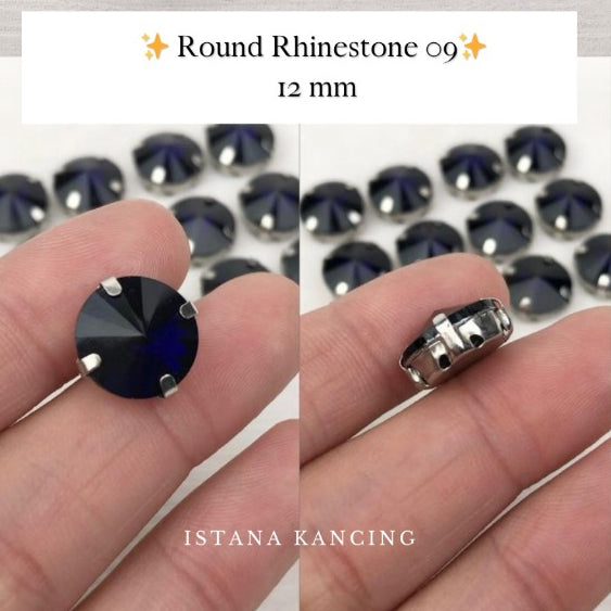 Round Crystal Claw Setting 12mm