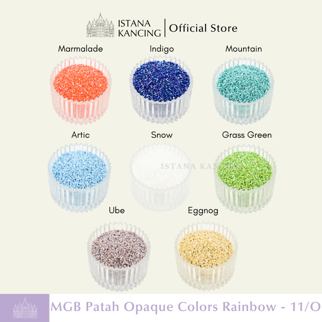 MGB Japan Beads 11/0 Opaque Colors Rainbow
