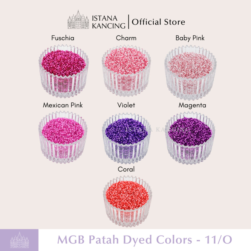 MGB Japan Beads 11/0 Dyed Colors