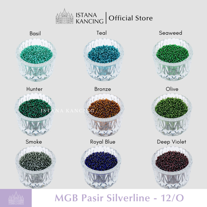 MGB Japan Beads 12/0 Silverline