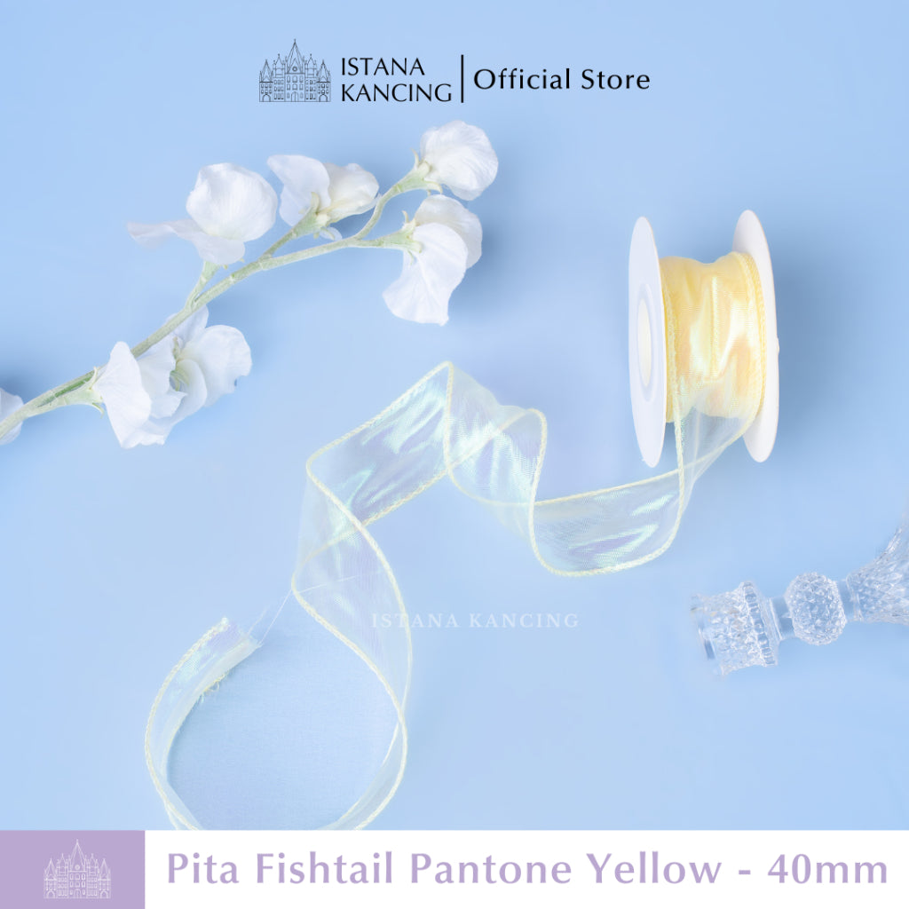 Pita Fishtail Hologram Gelombang 40mm