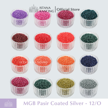 MGB Japan Beads 12/0 Coated Silver