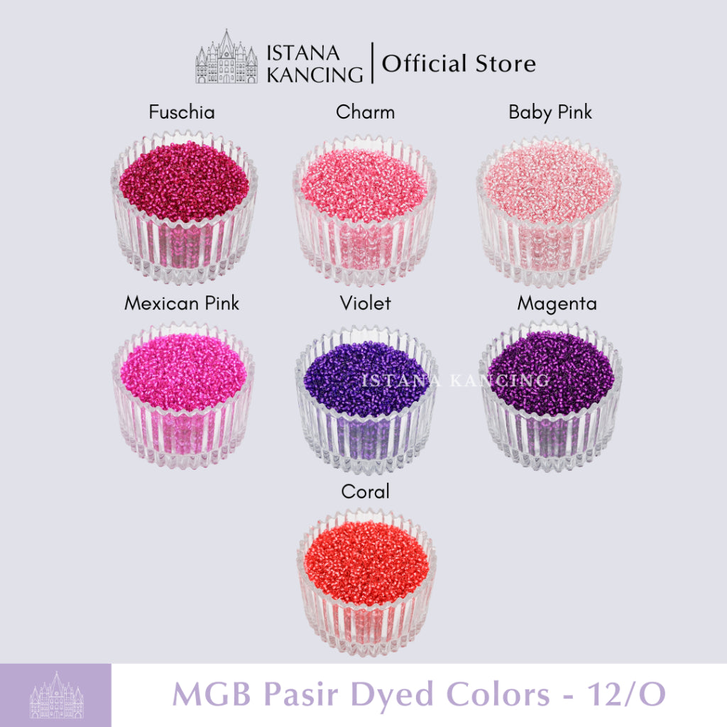 MGB Japan Beads 12/0 Dyed Colors