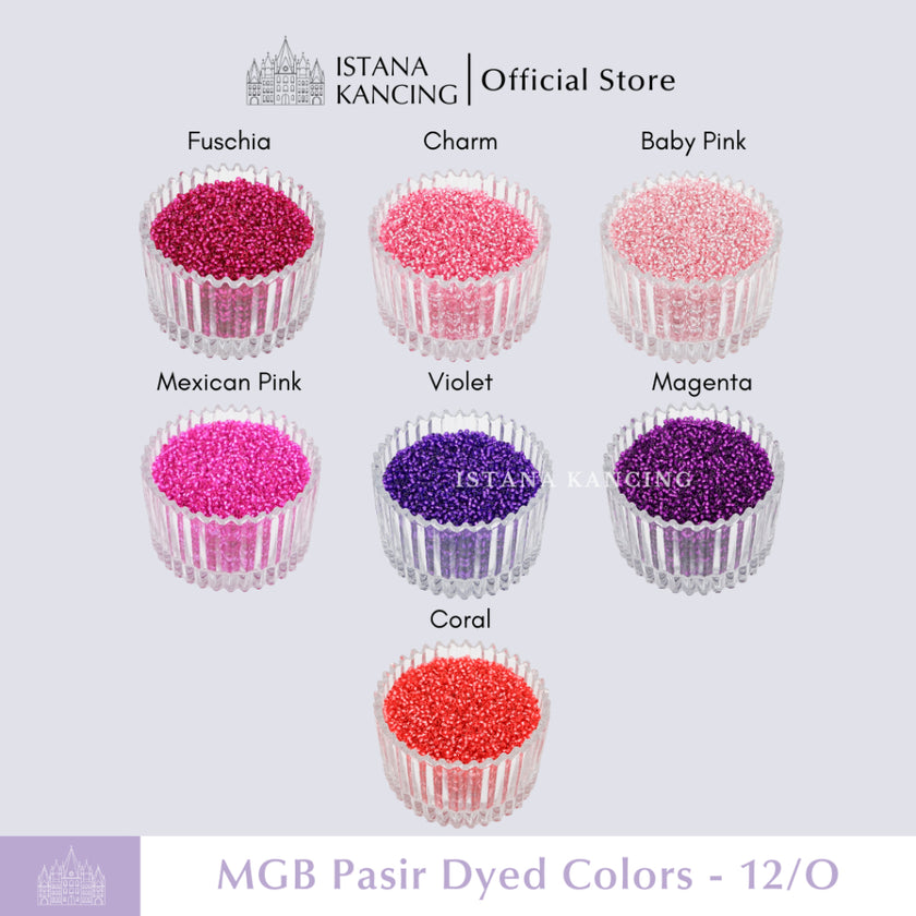 MGB Japan Beads 12/0 Dyed Colors