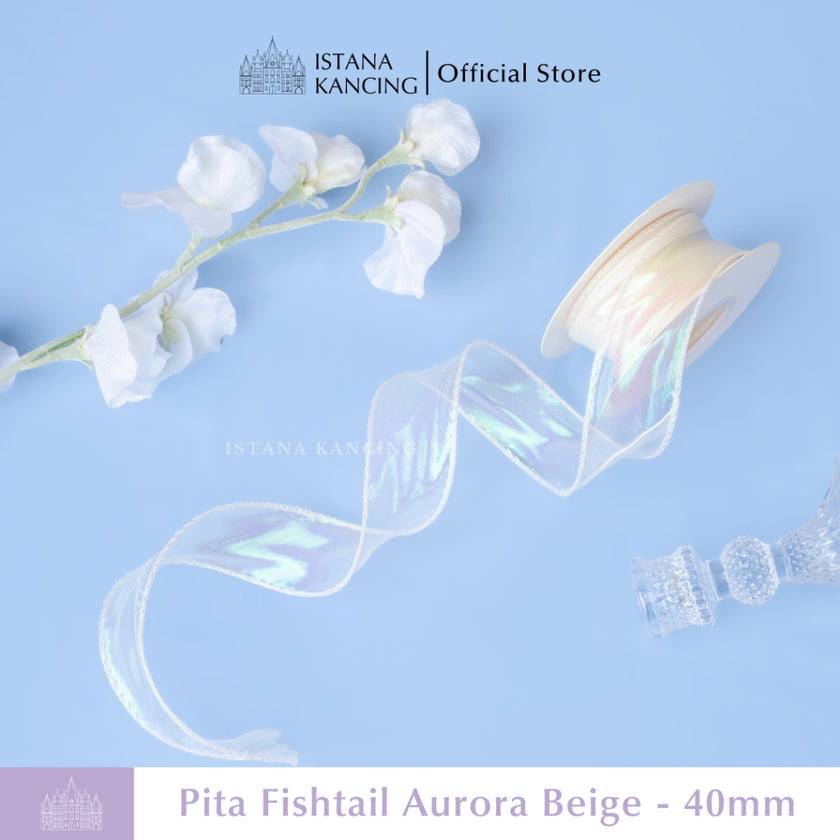 Pita Fishtail Hologram Gelombang 40mm