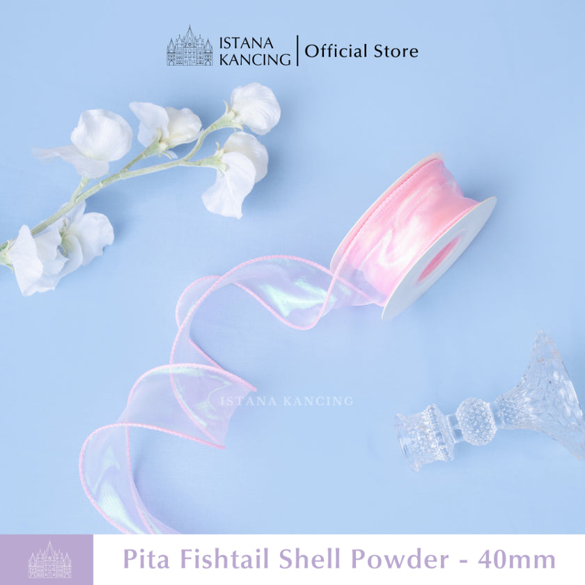 Pita Fishtail Hologram Gelombang 40mm