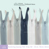 YKK Invisible Zipper - Strip AB