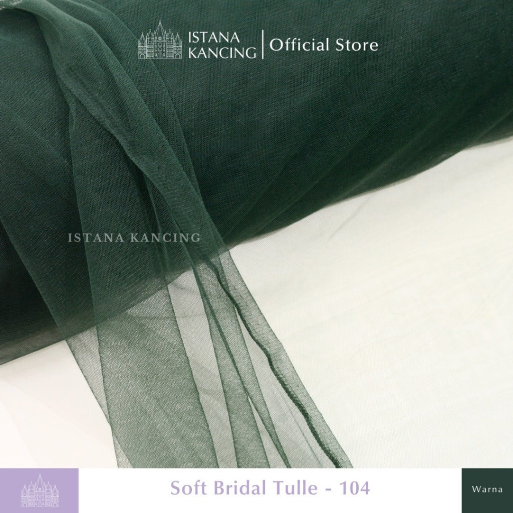 Kain Soft Tulle Lebar 150cm Green Series