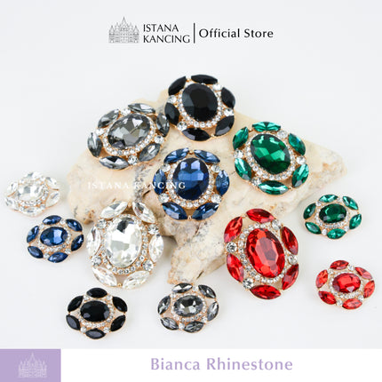 Bianca Rhinestone Button