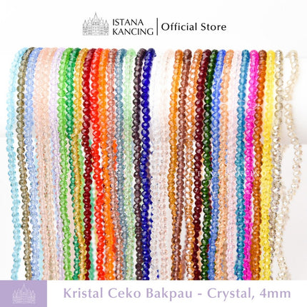 Kristal Ceko Bapau 4mm