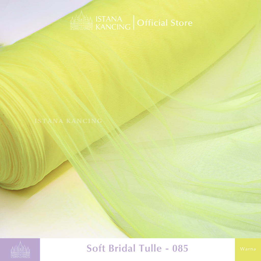 Kain Soft Tulle Lebar 150cm Yellow Series