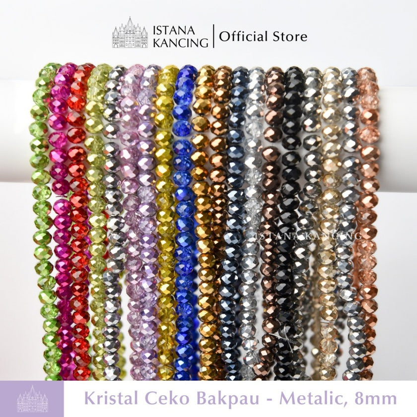 Czech Beads Metalic 8mm