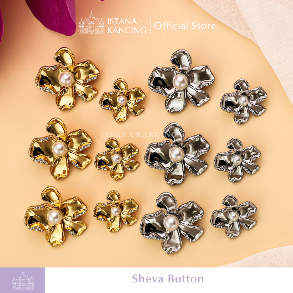 Sheva Flower Button
