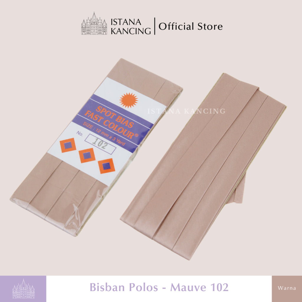 Bisban Polos Bahan Satin