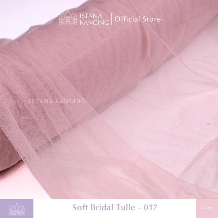 Kain Soft Tulle Lebar 150cm Pink Series