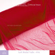Kain Soft Tulle Lebar 150cm Red Series