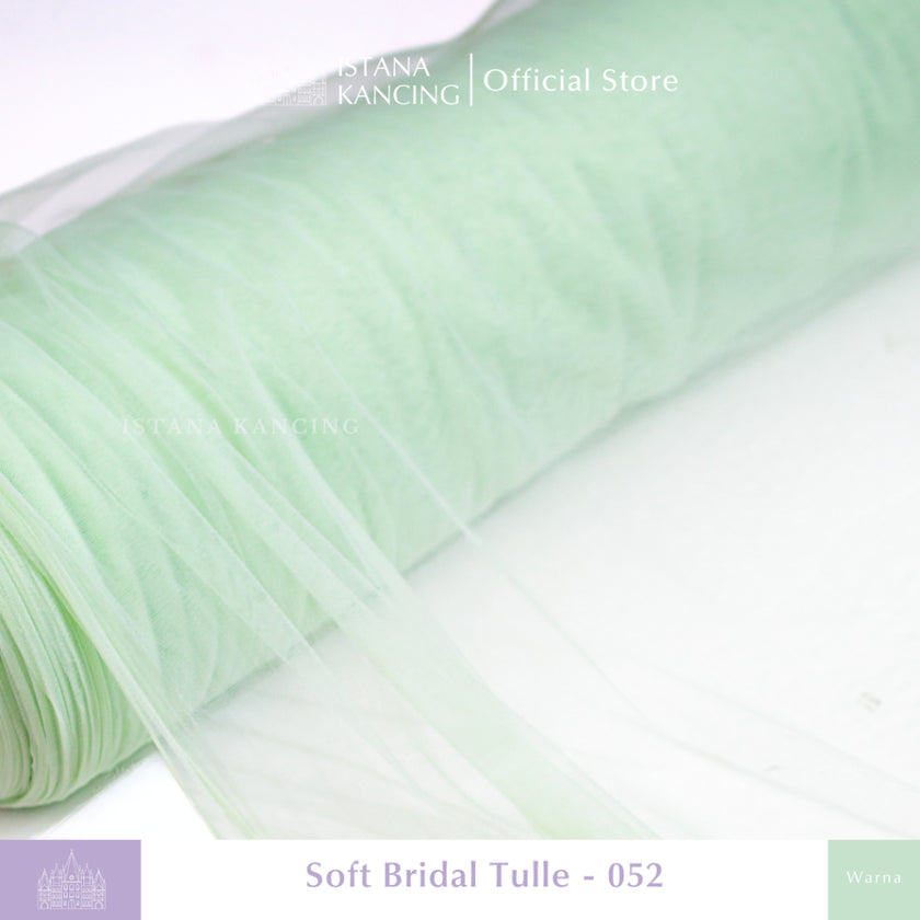 Kain Soft Tulle Lebar 150cm Green Series
