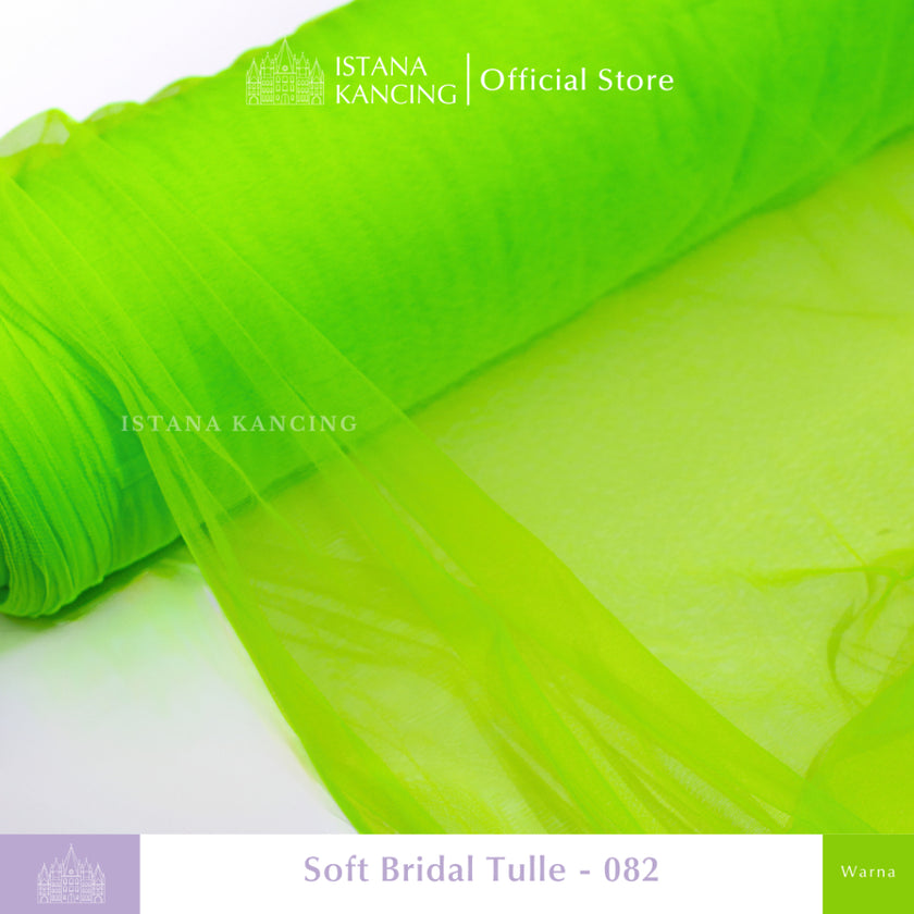Kain Soft Tulle Lebar 150cm Green Series
