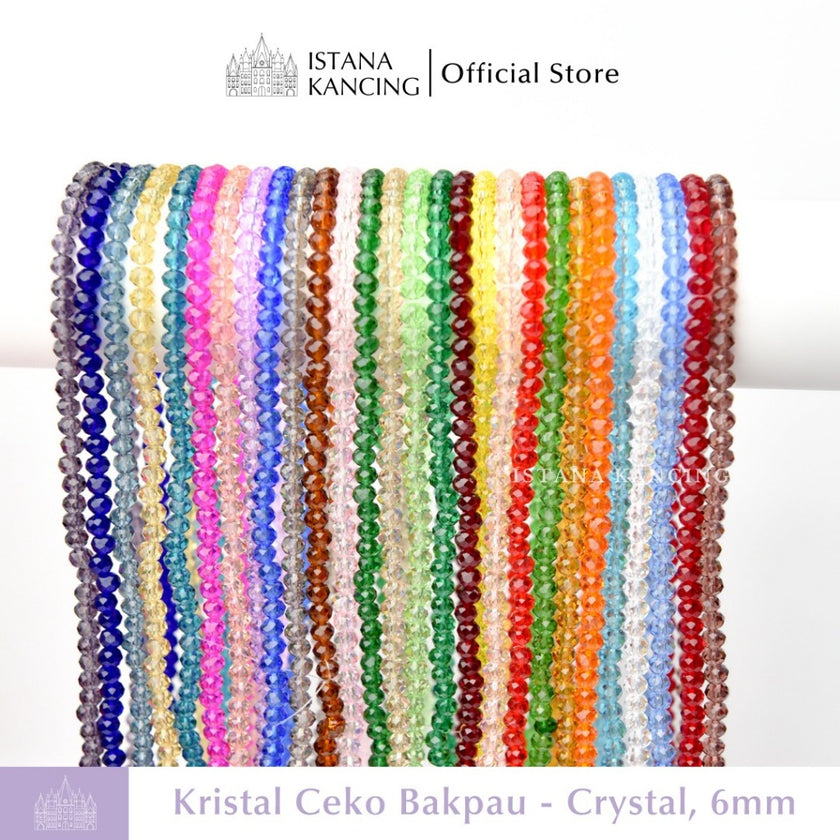 Kristal Ceko Bapau 6mm