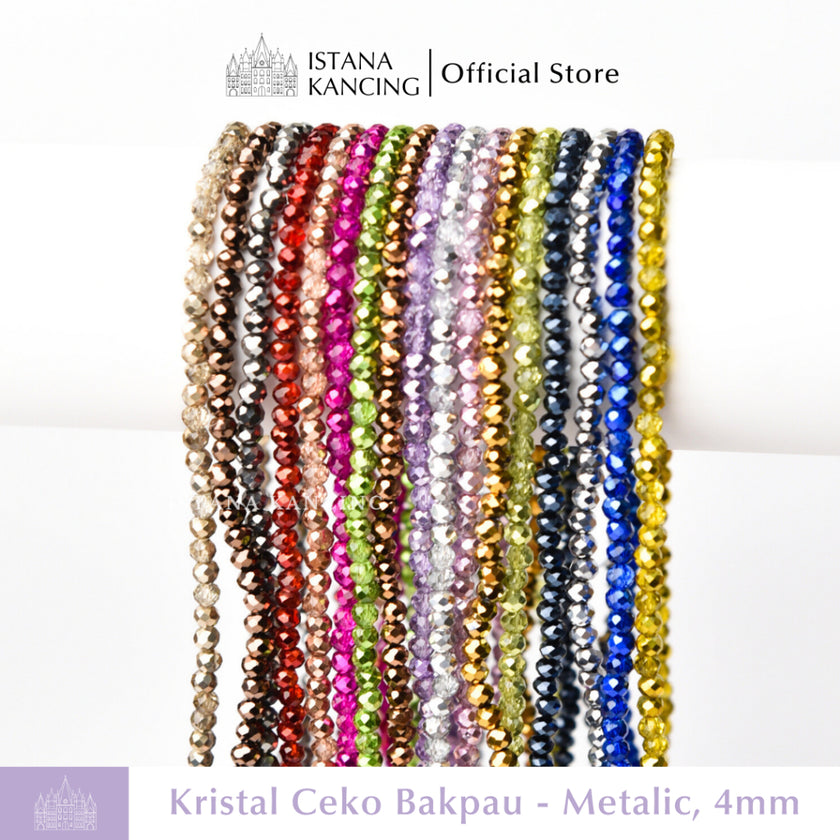 Czech Beads Metalic 4mm