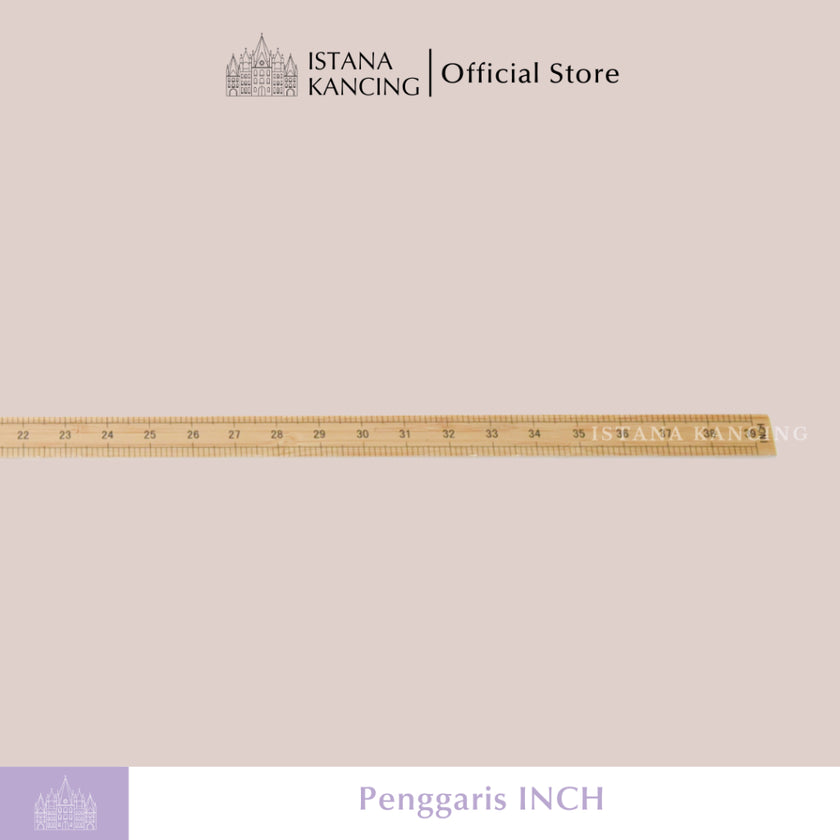 Penggaris Kayu 1 Meter