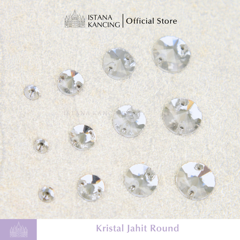 Kristal Jahit Round