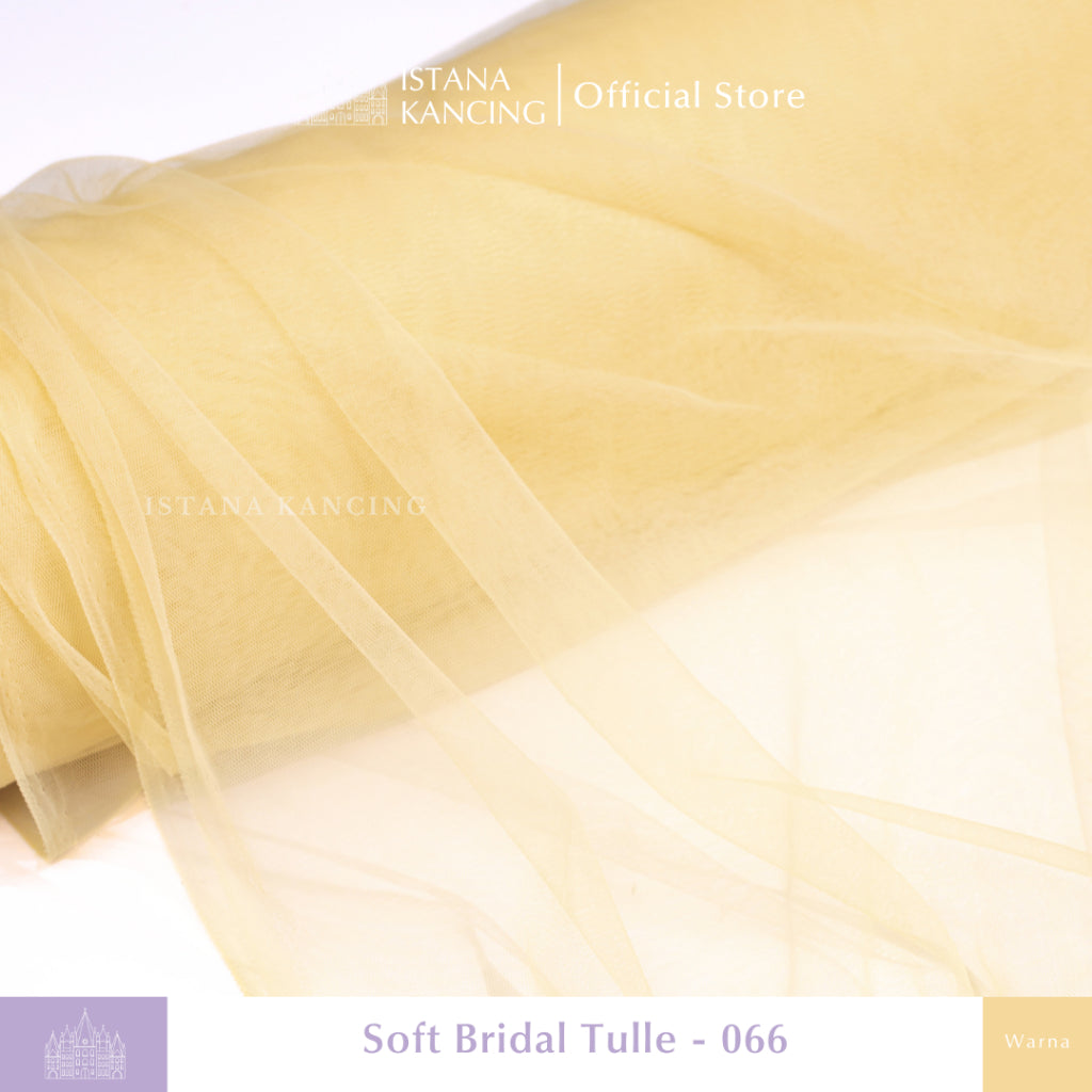 Kain Soft Tulle Lebar 150cm Yellow Series