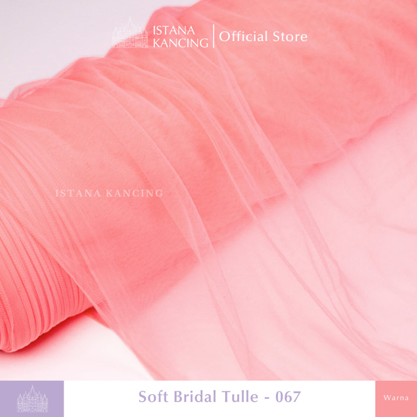 Kain Soft Tulle Lebar 150cm Pink Series