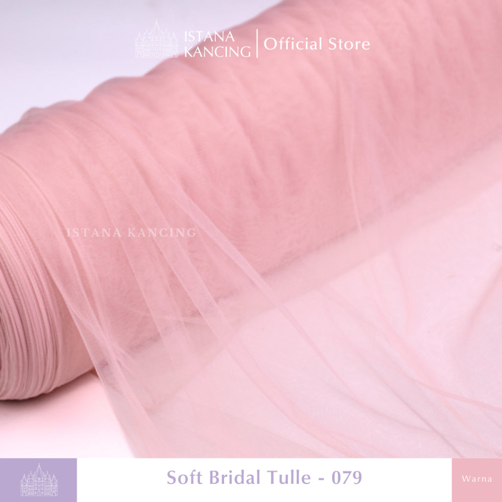 Kain Soft Tulle Lebar 150cm Pink Series