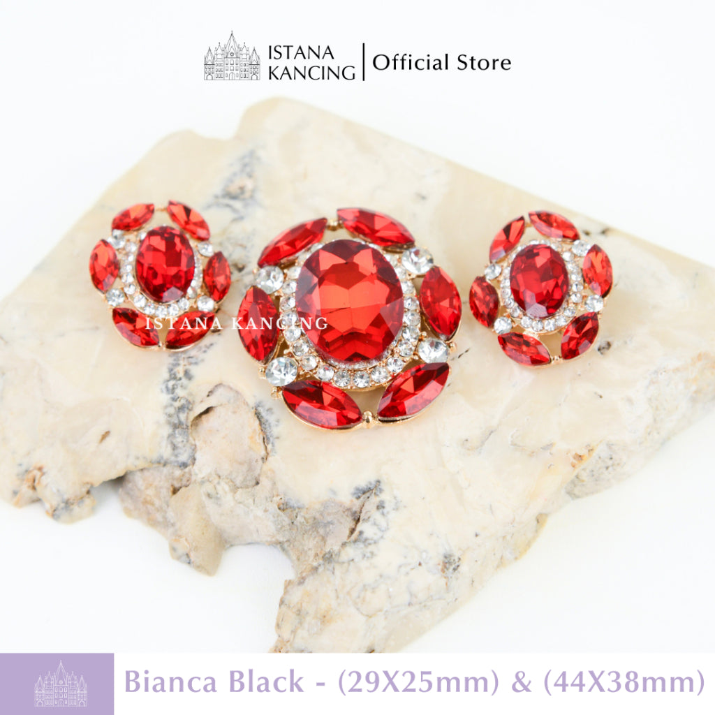 Bianca Rhinestone Button