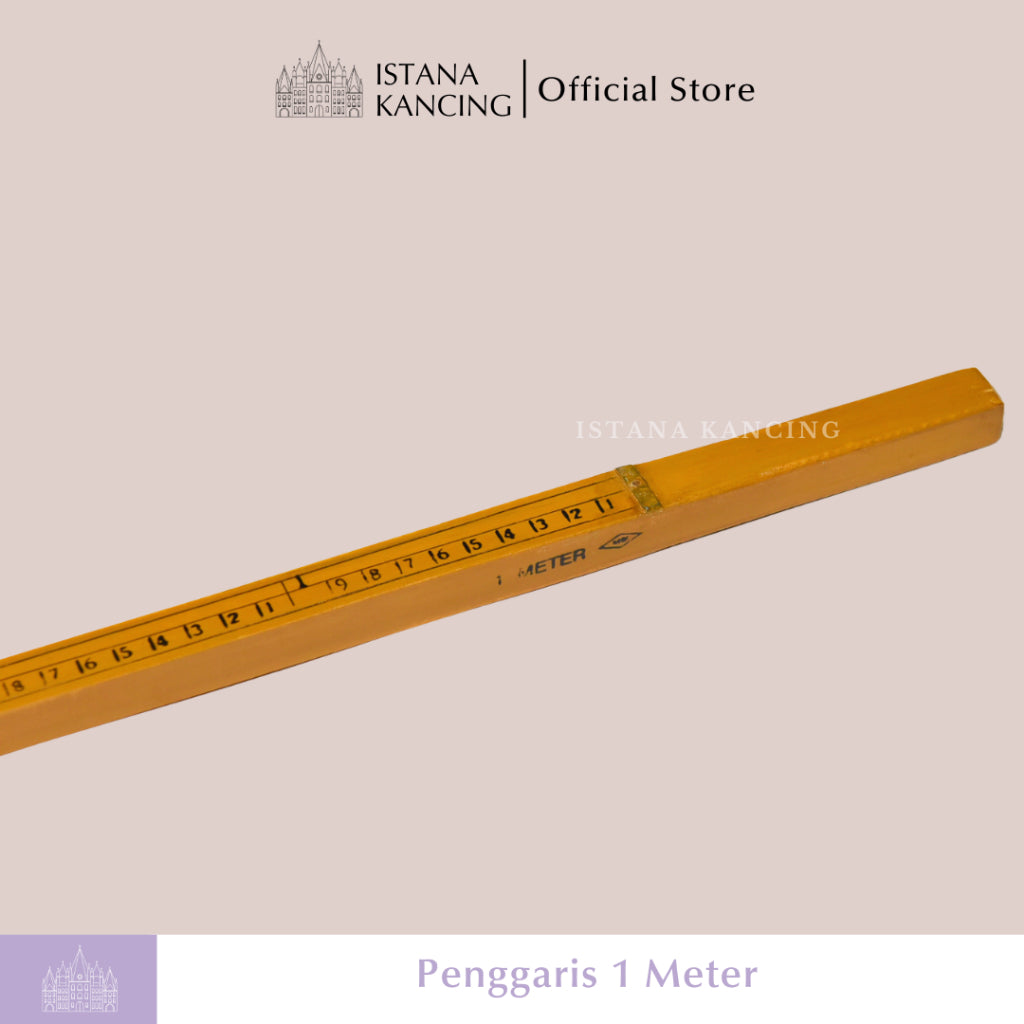 Meteran Kayu 1 Meter