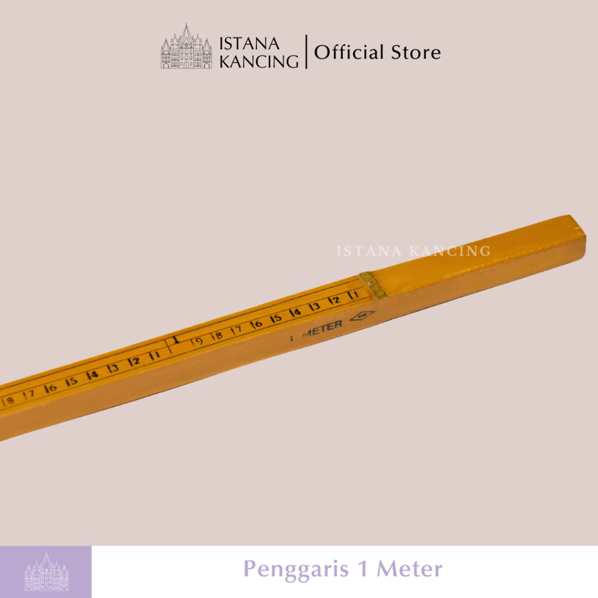 Meteran Kayu 1 Meter