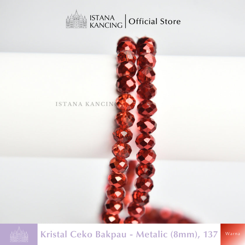 Czech Beads Metalic 8mm