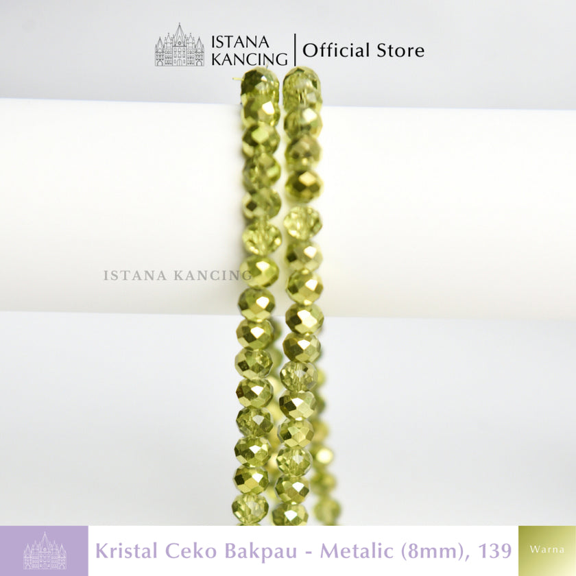 Czech Beads Metalic 8mm