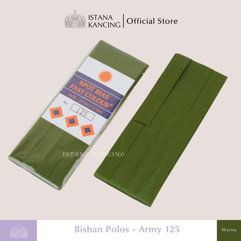 Bisban Polos Bahan Satin