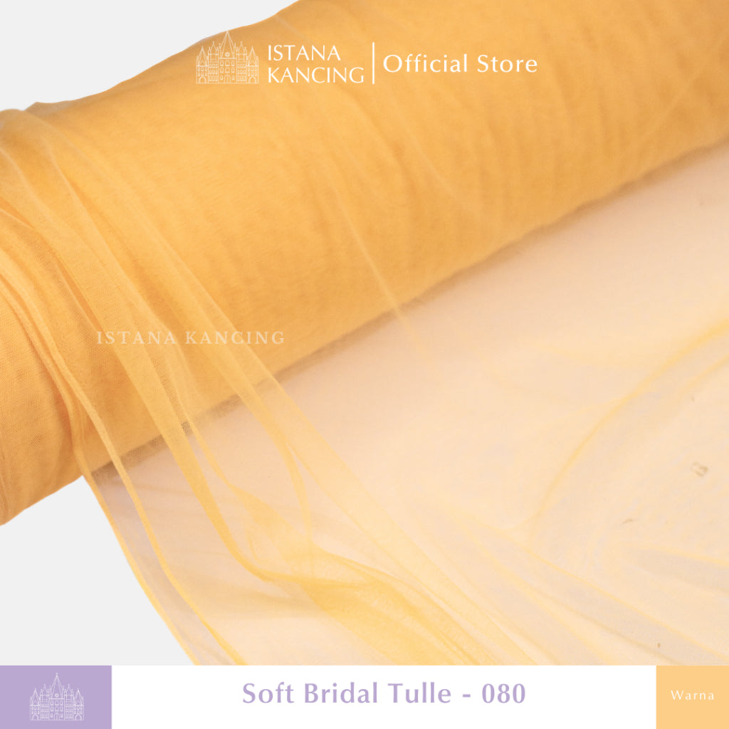 Kain Soft Tulle Lebar 150cm Yellow Series