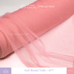 Kain Soft Tulle Lebar 150cm Pink Series